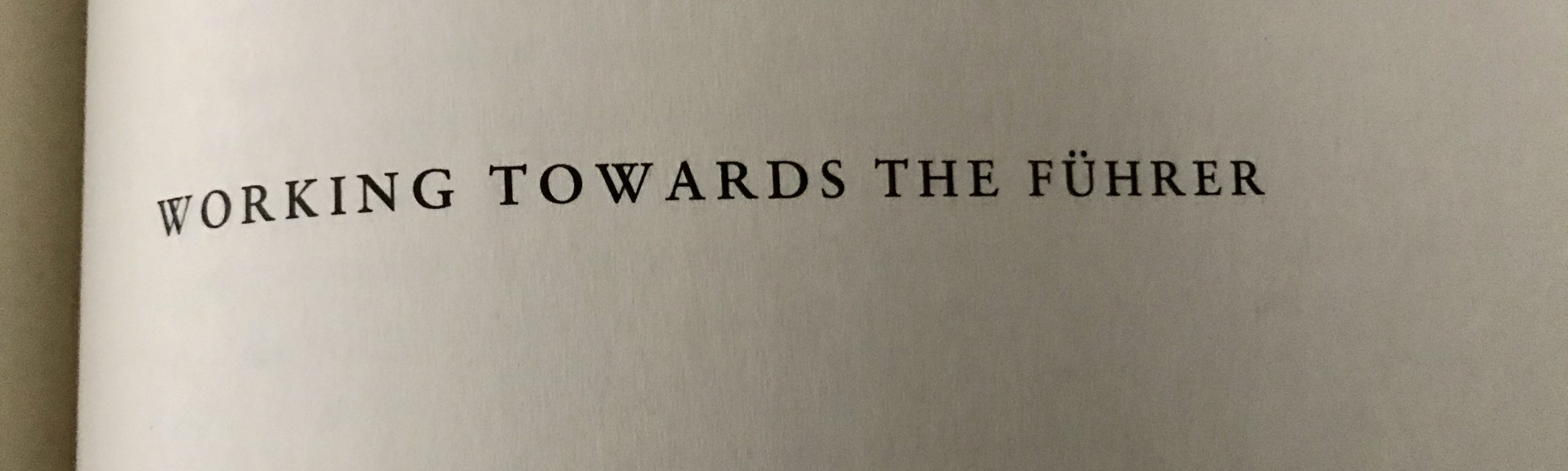 Working Towards the President